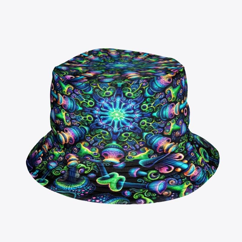 Cyber Psychedelic Mushroom Print